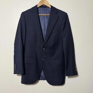 Suitsupply Vitale Barberis 110s Pure Wool Lazio Blazer Jacket Mens 36 Small Navy